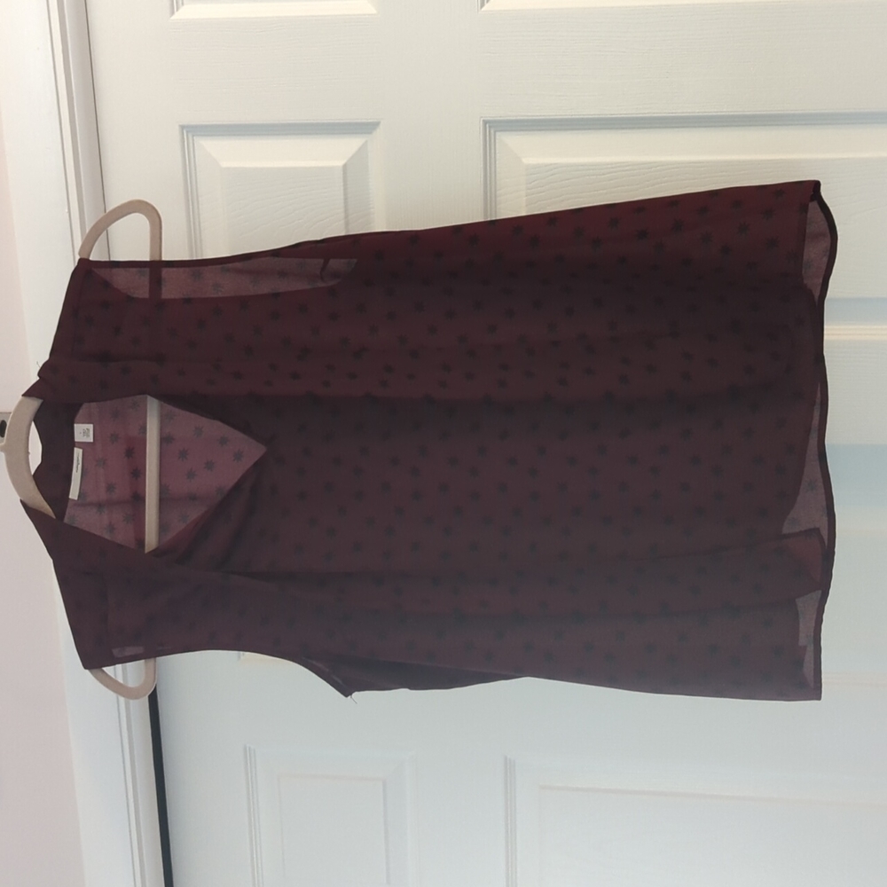 Sleeveless neck-tie blouse, Halogen L